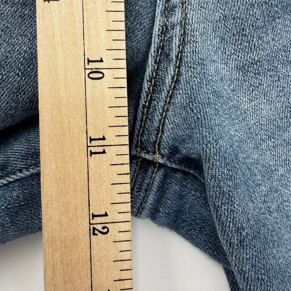 Judy Blue Straight Fit Jean Light/Medium Wash Denim Women 13/31 Boot Cut Stretch